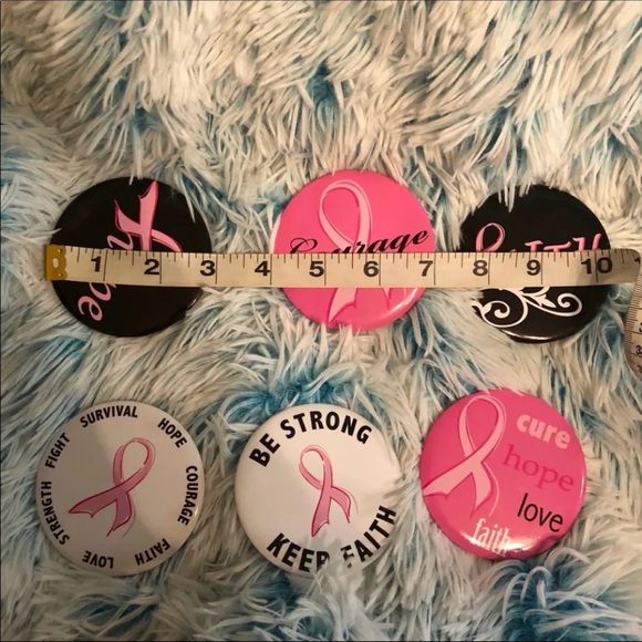 Breast Cancer Button Set - Picture 5 of 6
